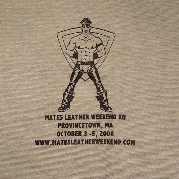 Mates Leather T-Shirt - Picture 1 of 8